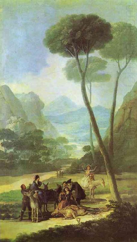 Francisco Jose de Goya Fall (La Cada) china oil painting image